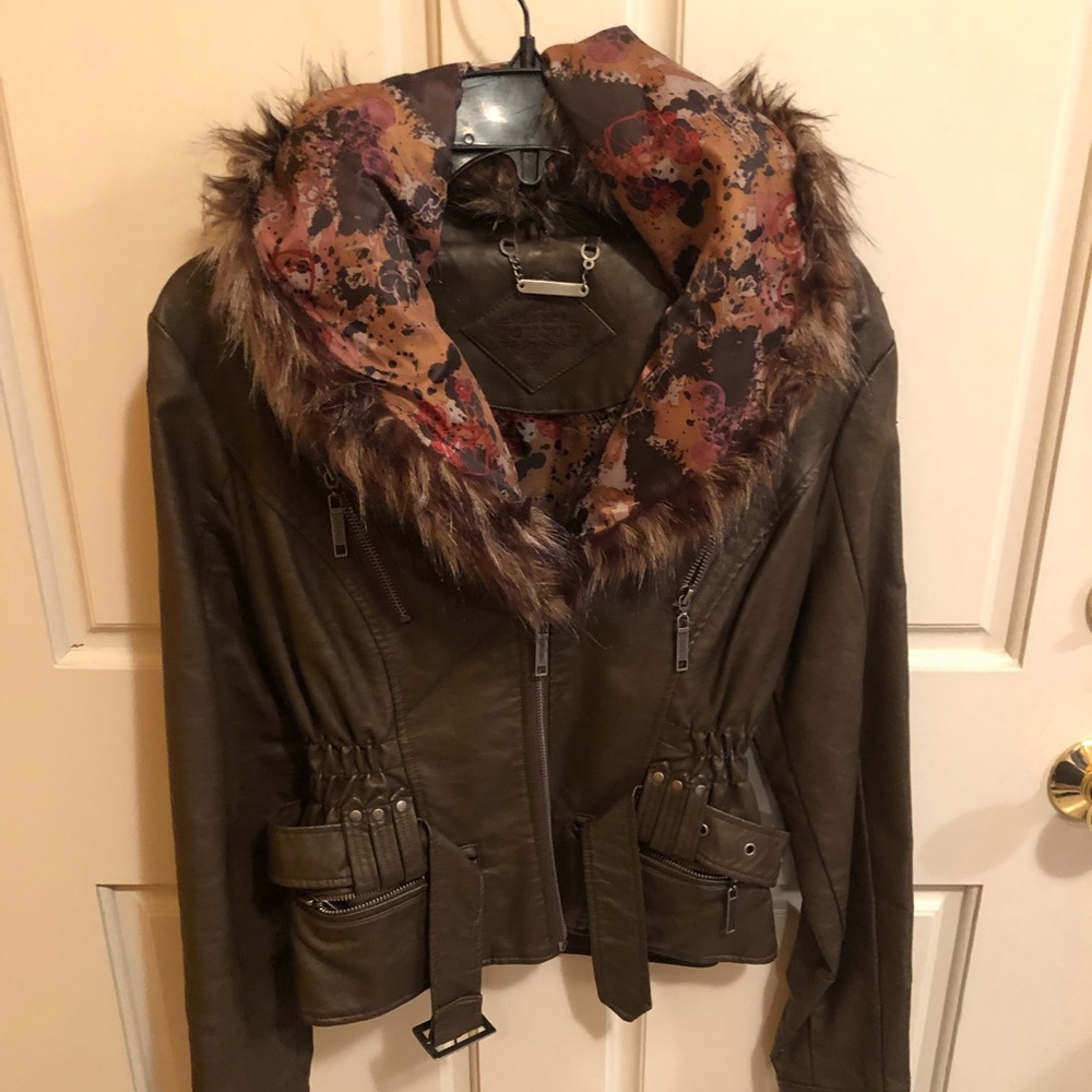 Leather jacket